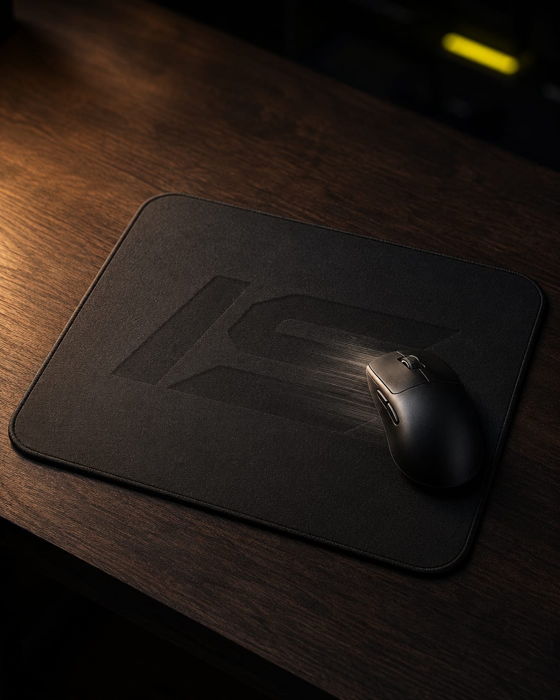 Matte black control side of the Iced Slatez pad, no yellow visible